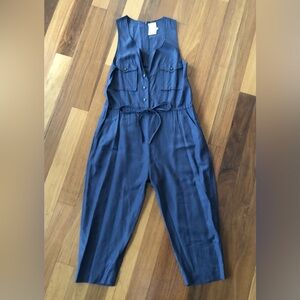 3.1 Phillip Lim Midnight Blue Sleeveless Jumpsuit